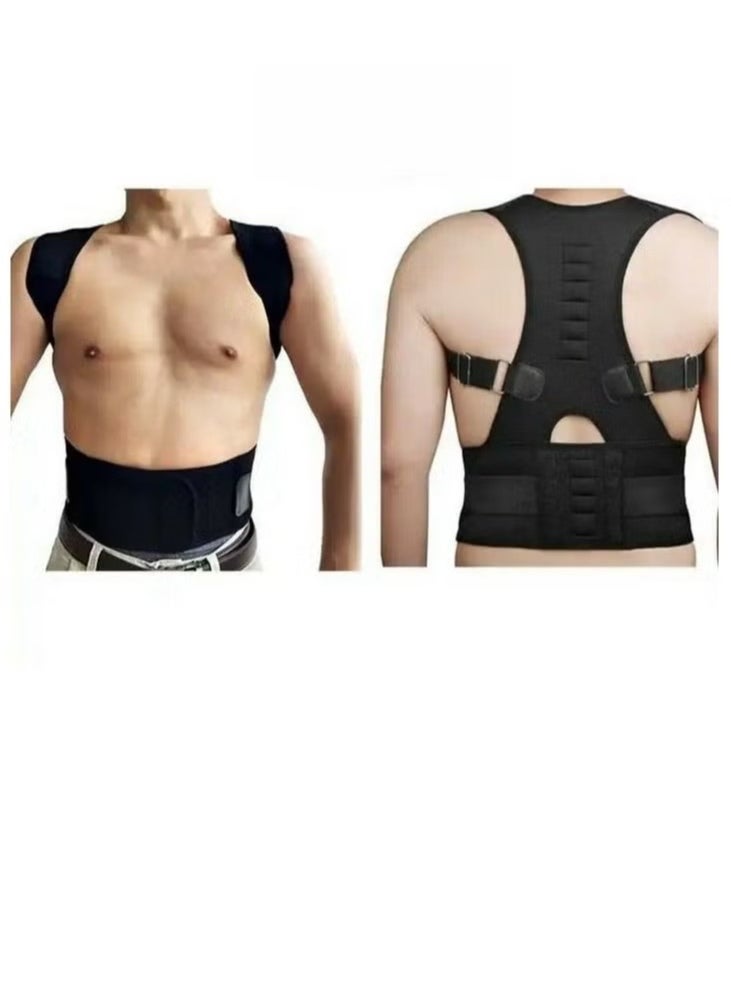 Generic - The Back Belt For Posture Correction And Shoulder Straightening Is Made Of Strong, Breathable Material That Is Comfortable To Wear(L) - Image 1