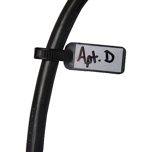 Skywalker 3” Cable Ties w/Write-on Label (Black / 100 Pack) - Image 3
