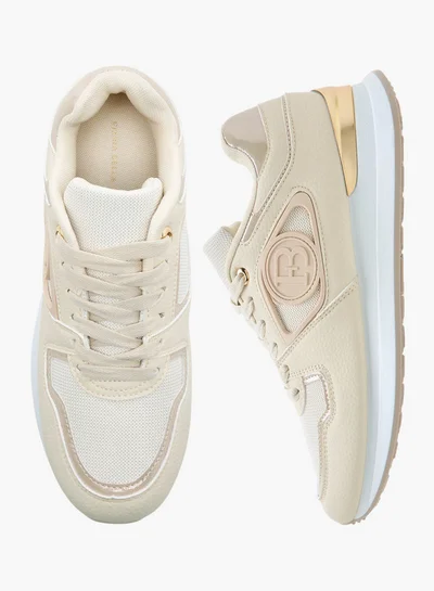 Flora Bella By Shoexpress Panelled Lace-Up Sneakers