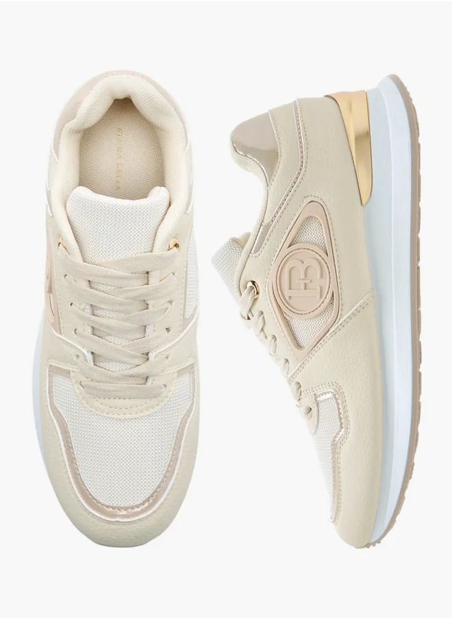 Flora Bella By Shoexpress Panelled Lace-Up Sneakers