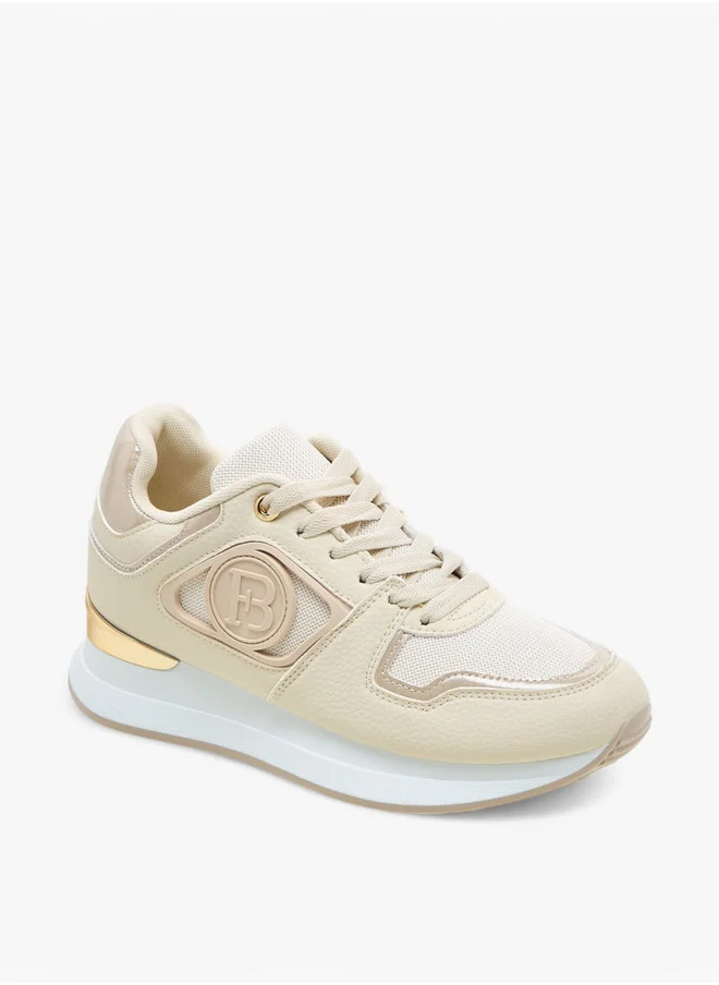 Flora Bella By Shoexpress Panelled Lace-Up Sneakers