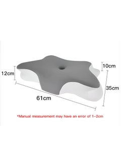 ESSENTIALS 360 Memory Foam Bed Pillow  for Shoulder and Neck Pain Relief, Orthopaedic Pillow for Side Sleeping with Washable Cover  - Image 5