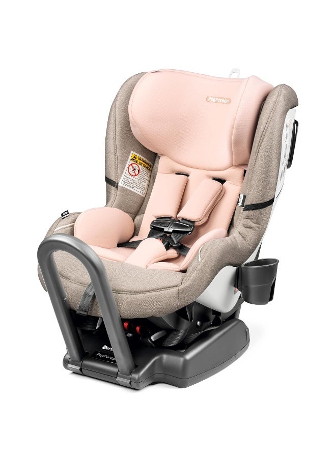Peg Perego Primo Viaggio Convertible Kinetic - Reversible Car Seat - Rear Facing for Children 5 to 45 lbs and Forward Facing for Children 26.5 to 65 lbs - Made in Italy - Mon Amour (Pink & Beige) - Image 1