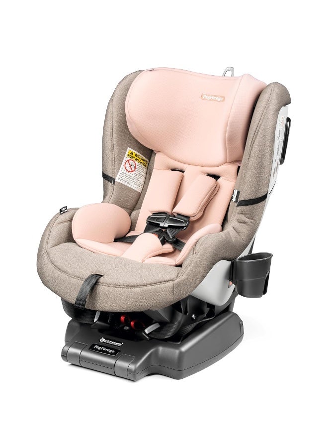 Peg Perego Primo Viaggio Convertible Kinetic - Reversible Car Seat - Rear Facing for Children 5 to 45 lbs and Forward Facing for Children 26.5 to 65 lbs - Made in Italy - Mon Amour (Pink & Beige) - Image 2