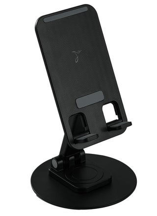 360-Degree Fully Adjustable Foldable Cell Phone & Tablet Stand (Black) – Universal Stand for iPhone, Samsung Galaxy, Google Pixel, iPad & More – Portable, Ergonomic Design for Comfortable Viewing, Hands-Free Use, and Convenient Storage - pzsku/Z165BBD3FFD5F0340A7CBZ/45/_/1735639484/3d416a4a-40c7-4d29-90ae-f6020483a2e1