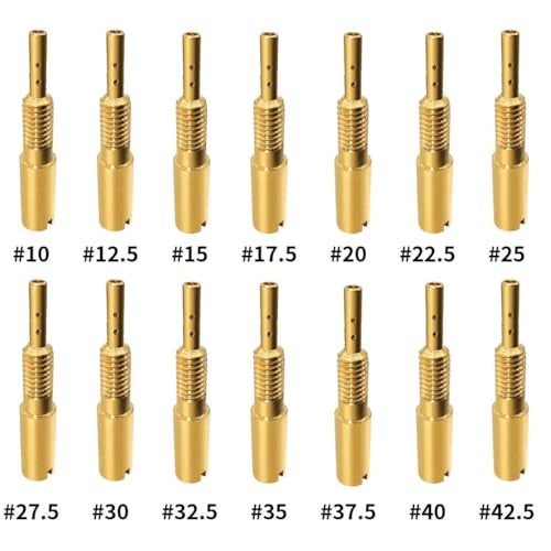 Strongthium Pilot Jet Slow Jet Kit for Mikuni RS HSR HS TM Carburetors VM28/486 10# ~ 42.5# - Image 2