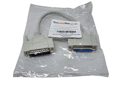 Your Cable Store 1 Foot DB25 25 Pin Serial Port Cable Male/Female RS232 - Image 2