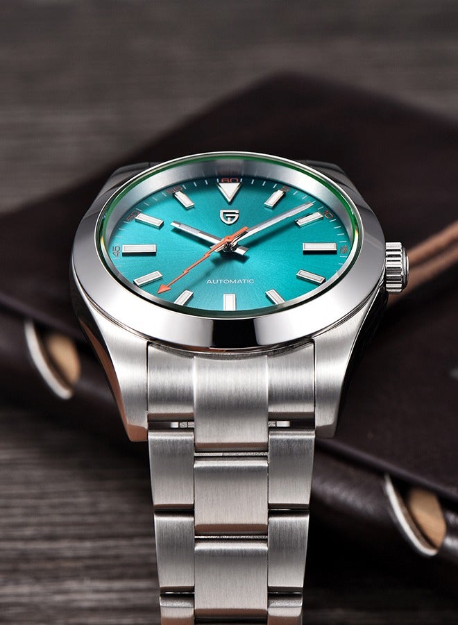 PAGANI DESIGN Men's Mechanical Watch Men's Luxury Automatic Watch Men's Waterproof Watch with Sapphire Glass Coated Lightning Hands Stainless Steel NH35A 40mm Mechanical Watch  - Image 3