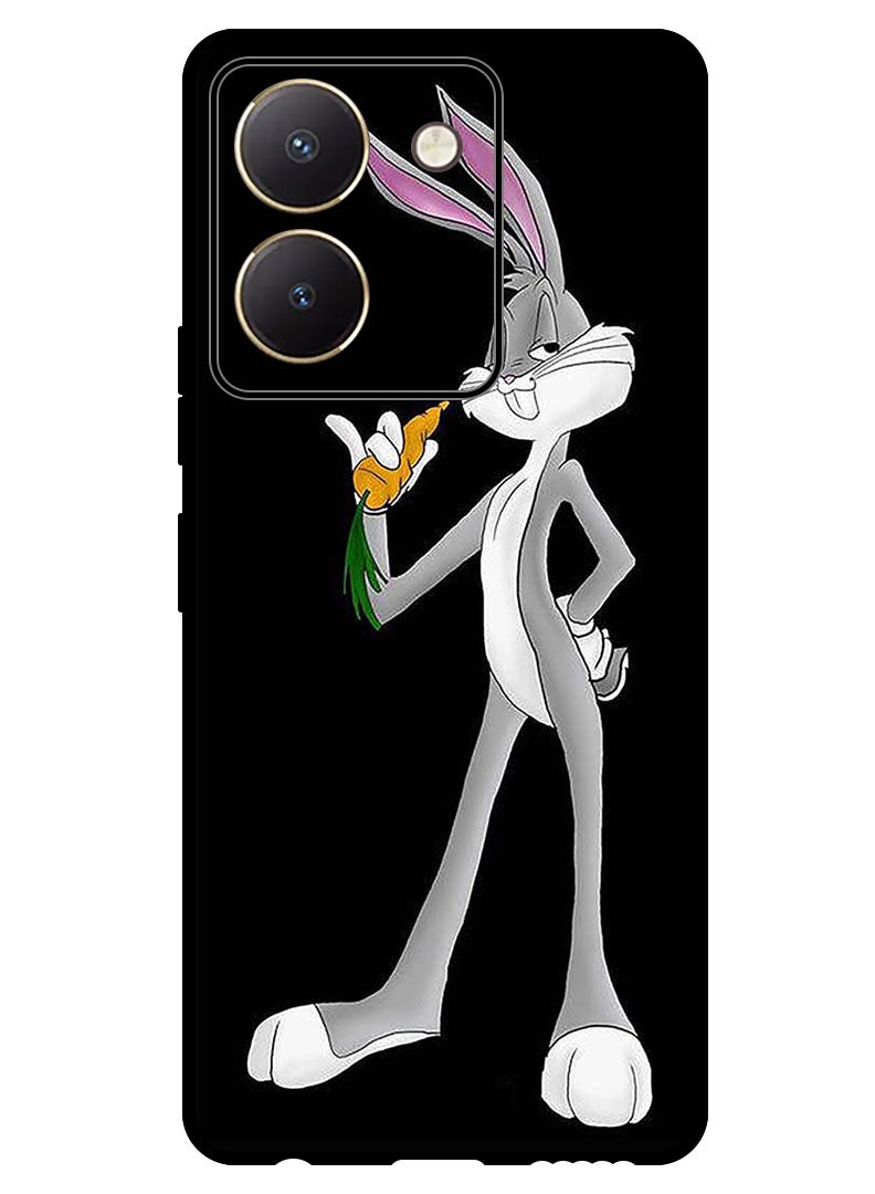 Theodor Protective Case Anti Scratch Shock Proof Bumper Cover For Vivo Y27s Rabbit - Image 1