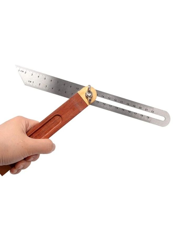 7 Inch Metal T Bevel Protractor Sliding Angle Finder Tool For Carpenters 1pc - Image 4