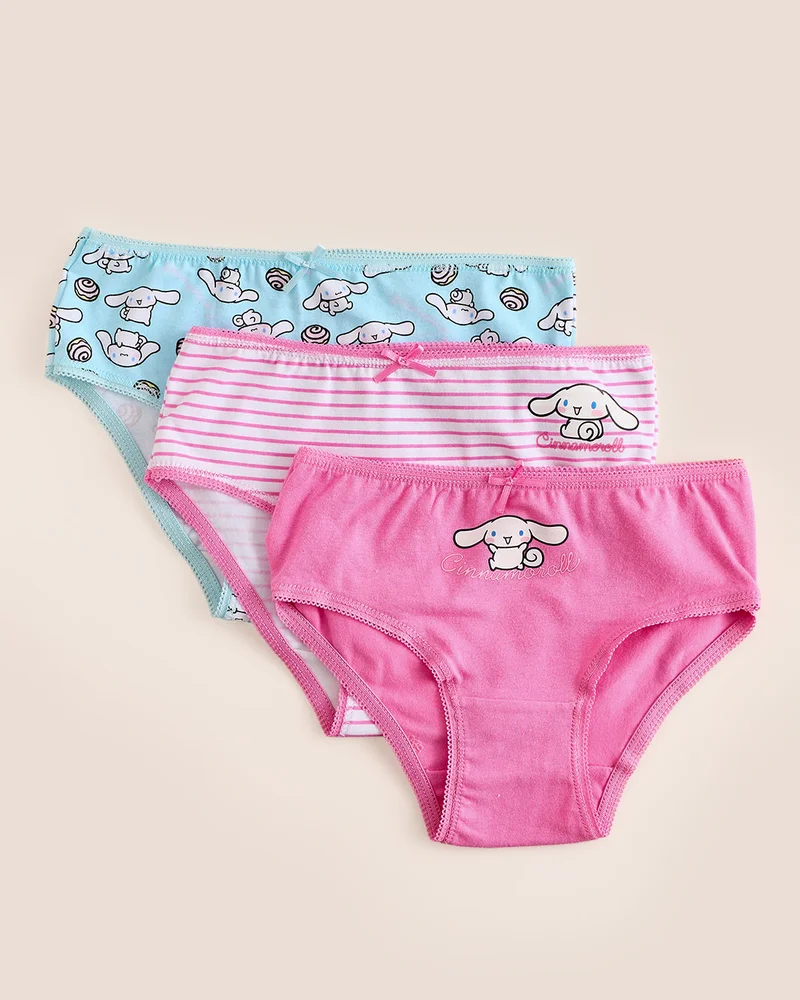 REDTAG Girls Assorted Brief Pack Of 3