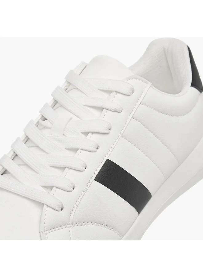 LBL by Shoexpress Men's Stripe Detail Lace-Up Sneakers