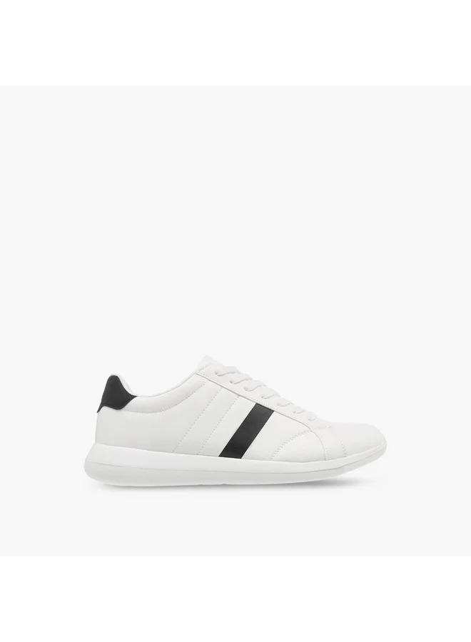 LBL by Shoexpress Men's Stripe Detail Lace-Up Sneakers