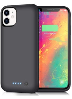 Battery Case for iPhone 11 Pro Max, 4500mAh Protective Portable Charging Case, Rechargeable Extended Battery Pack Power Backup Cover for Apple