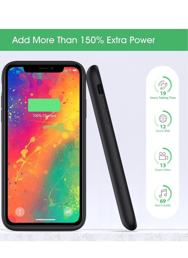 ELTRAZONE - Battery Case for iPhone 11 Pro Max, 4500mAh Protective Portable Charging Case, Rechargeable Extended Battery Pack Power Backup Cover for Apple - Image 1