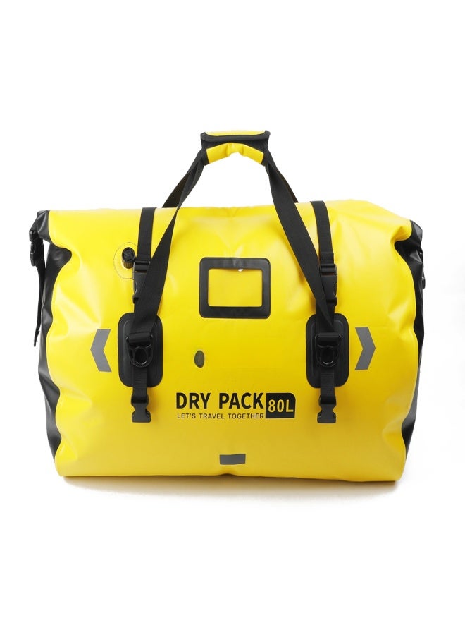 MARJAQE 80L Motorcycle Dry Bag Tail Luggage Bag PVC Waterproof Duffel Bag for Motorcycling Camping Boating Fishing Kayaking - Image 1
