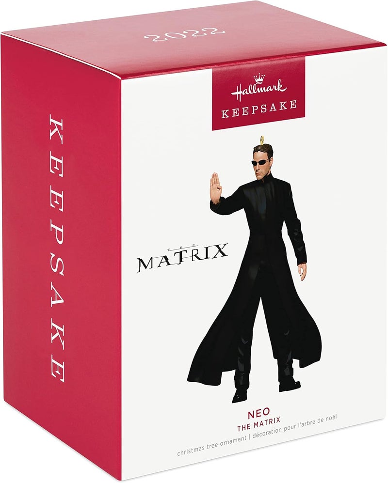Hallmark Keepsake Plastic Christmas Ornament 2022, The Matrix Neo - Image 3