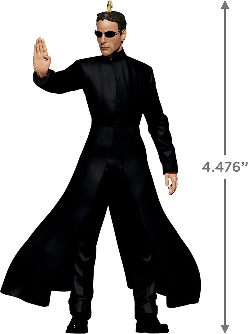 Hallmark Keepsake Plastic Christmas Ornament 2022, The Matrix Neo - Image 5