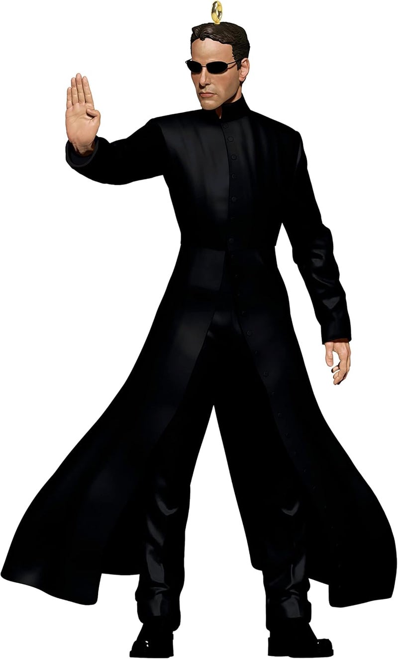 Hallmark Keepsake Plastic Christmas Ornament 2022, The Matrix Neo - Image 1