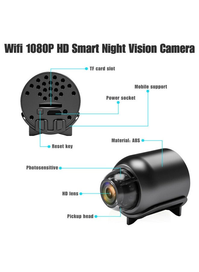 Generic - Mini Camera WiFi Video and Audio Recorder IP Cam Smart Home Night Vision - Image 1