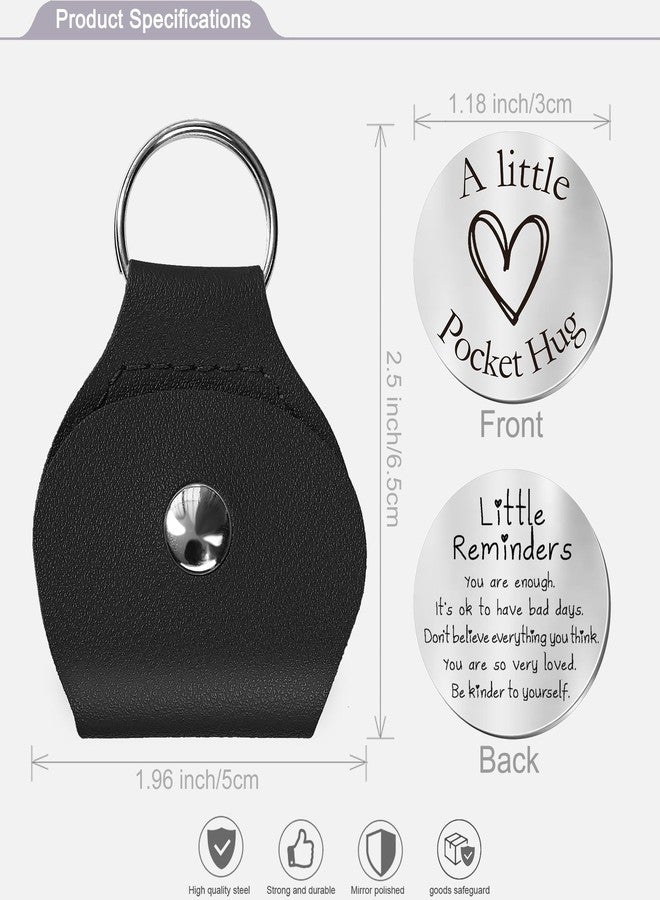 CINDYHE Pocket Hug Token keychain Gifts for Men Women Him Her Dad Mom Son Daughter Brothers Sisters Teacher Boy Girl Friends (Little Reminders) - Image 2