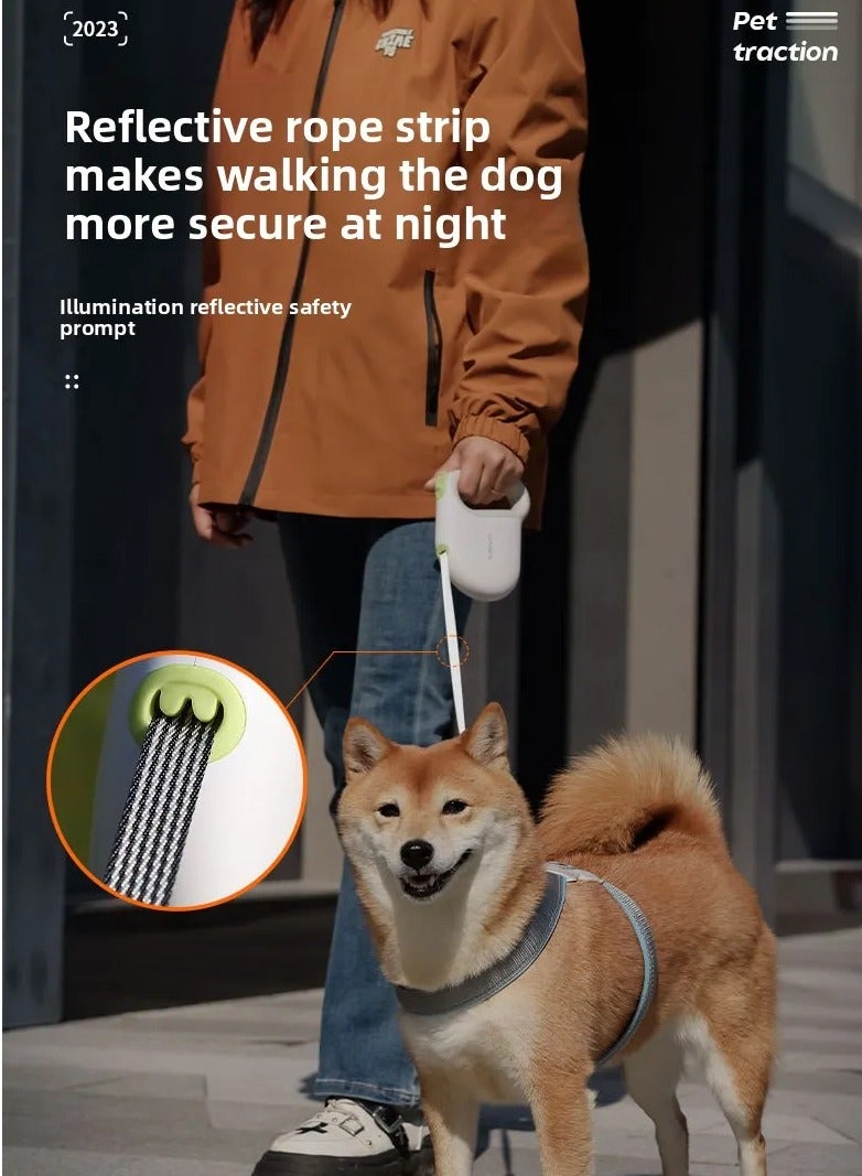 KimPets Pet leash with adjustable and safe extension, dog walking rope, reflective rope, and a 5m leash for dogs - Image 4