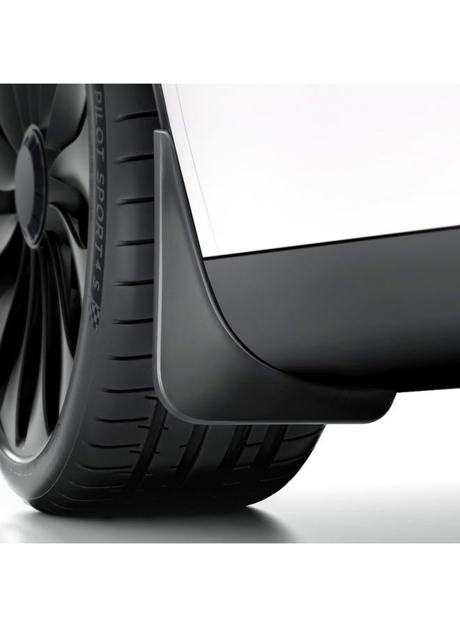 REEVAA 2025 Upgrade Tesla New Model Y Accessories - Mud Flaps [No Drilling Required] All-Weather Mud Guard Body Kits for Tesla New Model Y Juniper 2025, Black (Set of 4) - Image 1