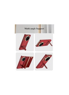 ماركة غير محددة حافظة لـ Huawei Mate XT (2024)، حافظة هاتف مضادة للسقوط مع حماية دورانية ثنائية المغناطيس وحامل دوار وحماية كاملة للعدسة، غطاء واقي مضاد للصدمات  - Image 3