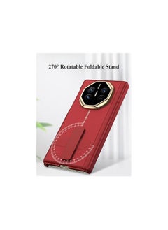 ماركة غير محددة حافظة لـ Huawei Mate XT (2024)، حافظة هاتف مضادة للسقوط مع حماية دورانية ثنائية المغناطيس وحامل دوار وحماية كاملة للعدسة، غطاء واقي مضاد للصدمات  - Image 2