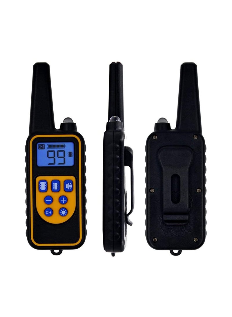 Zikra Dog Training Collar with Wireless Remote USB Rechargeable Collar Waterproof Home Dog Training Device Vibrating Dog Collar with Remote Control Vibration/Beep Mode Dog Barking Collar 500 Yards Range - Image 1