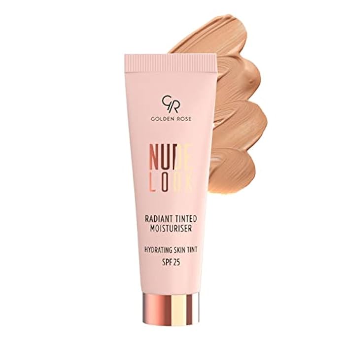 Golden Rose مرطب ملون خالي من الزيت بتأثير لامع من جولدن روز - أساس مرطب ملون مع حماية من الشمس SPF 25 (لون متوسط) - Image 1