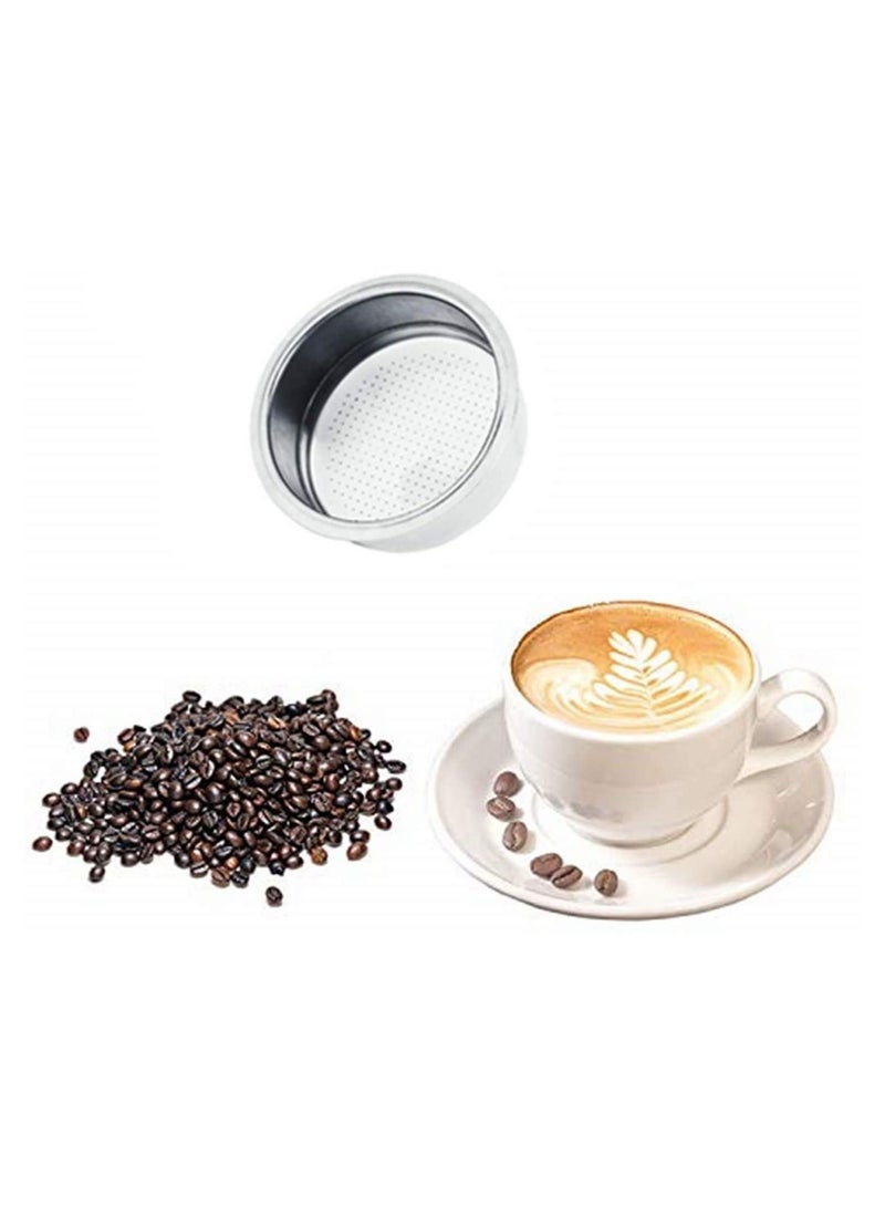 SYOSI 51mm Stainless Steel Non Pressurized Filter Basket Reusable Coffee Filter For Coffee Machine Non Pressurized Filter Basket For Breville Delonghi Krups  - Image 4