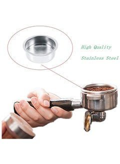 SYOSI 51mm Stainless Steel Non Pressurized Filter Basket Reusable Coffee Filter For Coffee Machine Non Pressurized Filter Basket For Breville Delonghi Krups  - Image 2