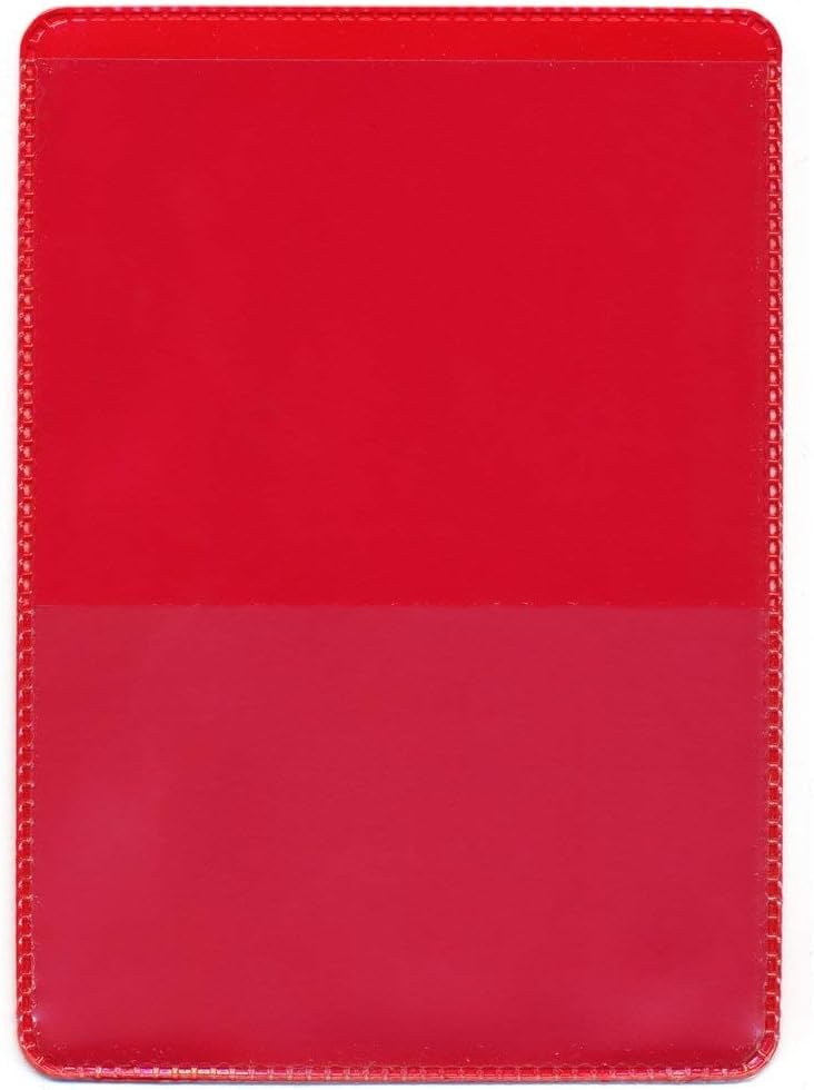 StoreSMART Red Auto Insurance and ID Card Holder – 2 Pack RFS20-R2 Durable Vinyl Wallets for Vehicle Registration, Insurance Cards, Business Cards, IDs, Organizers, Document Storage
