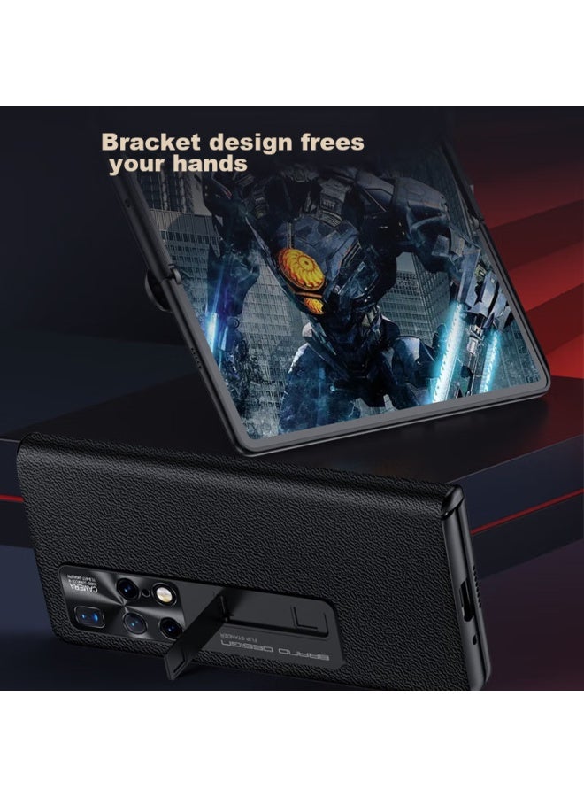 Stryfer Phone Case For Huawei Mate X2, Foldable Screen Huawei Mate X2 Collector's Edition Case, Hinge Axis Full Coverage With Stand, Tempered Glass Film Case Integrated - Image 3