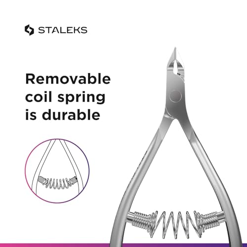Staleks Pro Cuticle Trimmer - Professional Stainless Steel Cuticle Nipper with Sharp 5mm Blade: Durable Manicure and Pedicure Tool for Nail Care NS-30-5 - Image 5