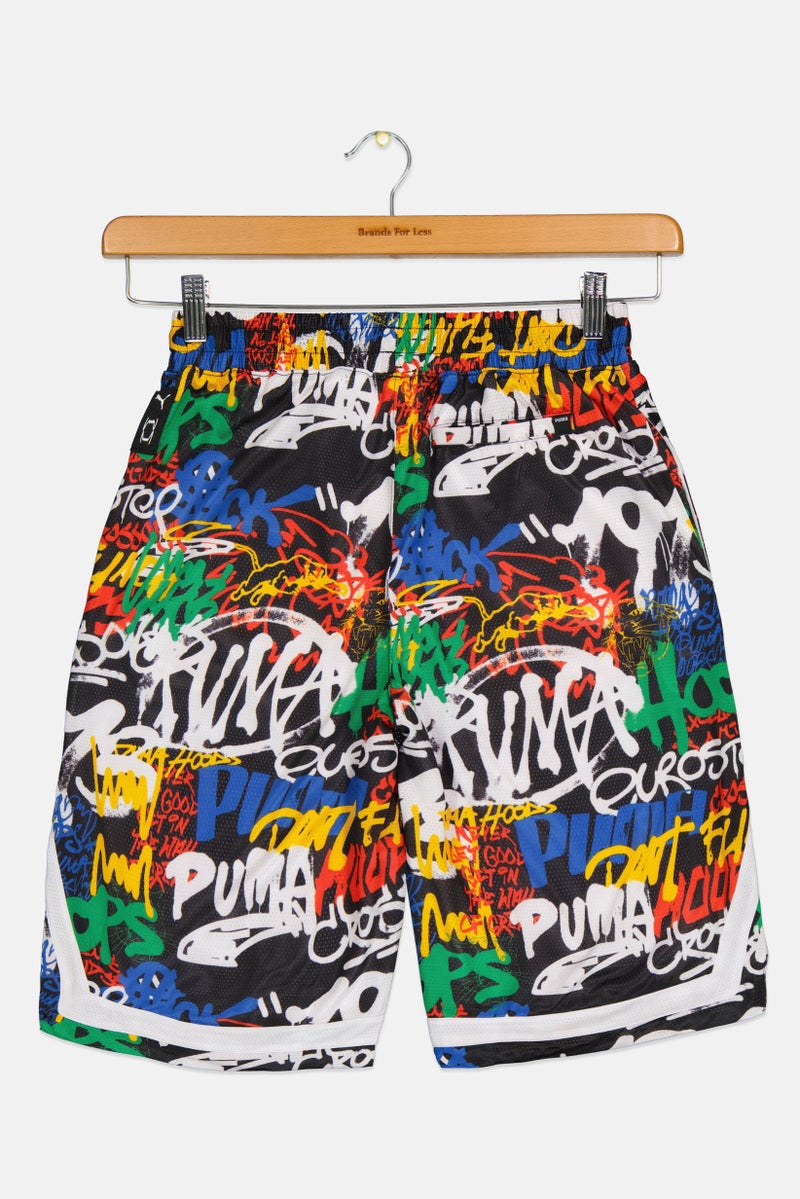 PUMA Kids Boy Sportswear Fit Training Shorts, Multicolor - Image 2