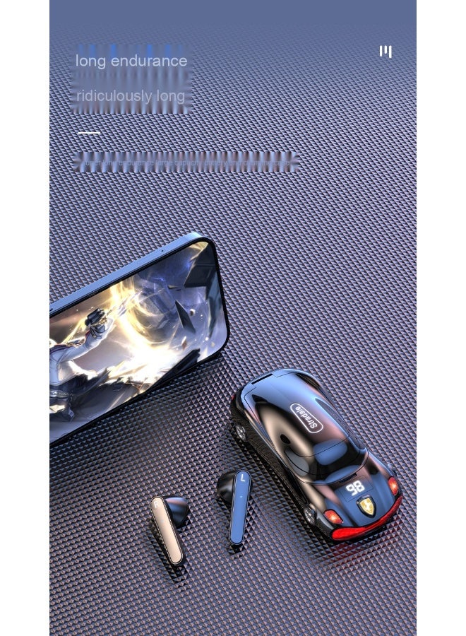 سماعات بلوتوث لاسلكية بتصميم سيارة رياضية مذهلة بطارية طويلة الأمد سماعات محمولة - Image 3