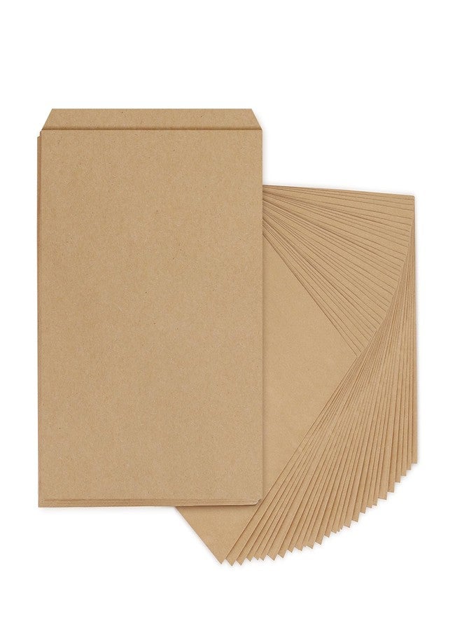 BagDream 8.5x11 Flat Paper Bags 100Pack Kraft Brown Paper bags for Prints, Photos, Craft, Jewelry, Package, Wrapping, Gift Bags - Image 1