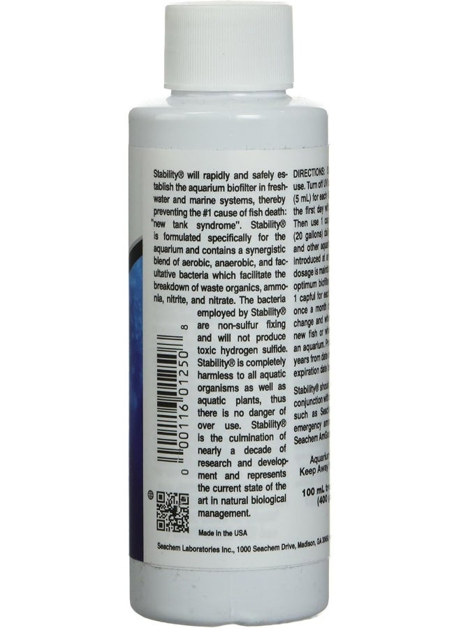 Seachem Stability 100 ml, Establishes Biofilter & Prevents New Tank Syndrome In Freshwater And Marine Aquarium - Image 3