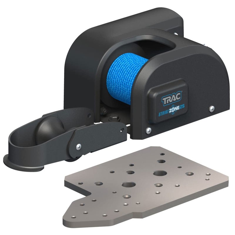 Camco Camco Trac Outdoors Mounting Plate for AnchorZone 20 and StrikeZone 25 Anchor Winches | Safely Secures Your Anchor Winch (69070)