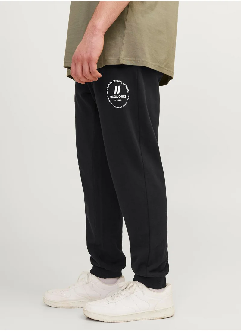 JACK & JONES Plus Size Logo Sweatpants