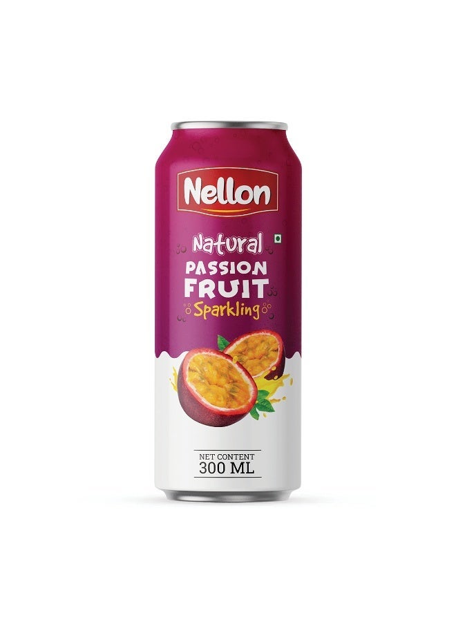 نيلون مشروب فوار بنكهة الباشن فروت من نيلون (Nellon) عبوة اقتصادية | 6 × 300 مل - Image 2