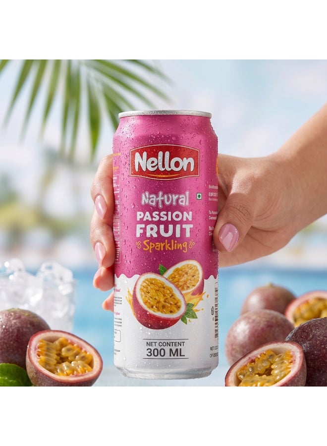 نيلون مشروب فوار بنكهة الباشن فروت من نيلون (Nellon) عبوة اقتصادية | 6 × 300 مل - Image 4