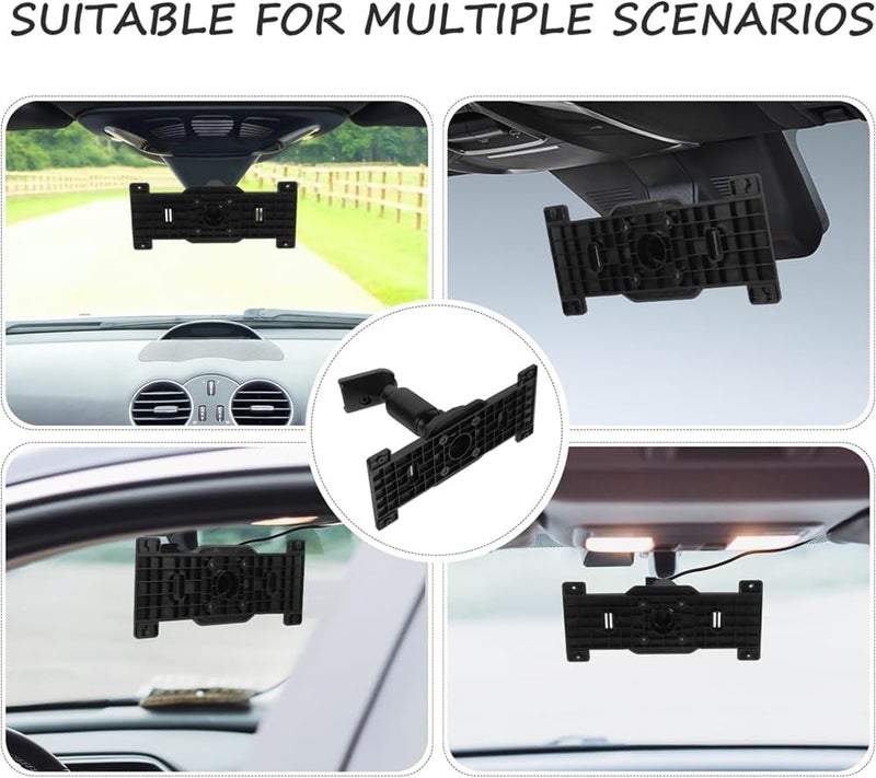 Rear View Mirror Back Plate Panel, Interior Mirror Bracket Arm/Dash Cam Mount for Car DVR, Secure Alternative to Straps - Image 3