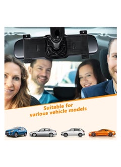 SYOSI Rear View Mirror Back Plate Panel, Interior Mirror Bracket Arm/Dash Cam Mount for Car DVR, Secure Alternative to Straps  - Image 4