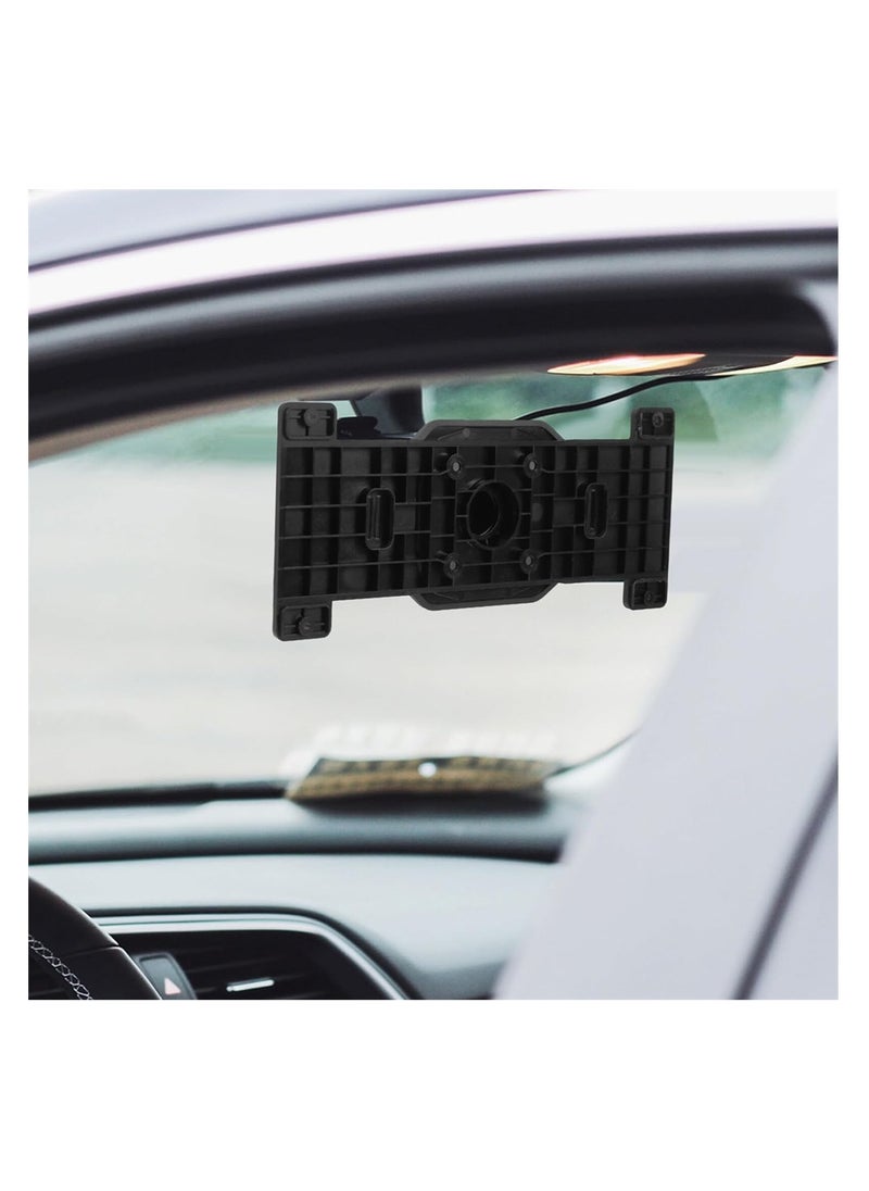 SYOSI - Rear View Mirror Back Plate Panel, Interior Mirror Bracket Arm/Dash Cam Mount for Car DVR, Secure Alternative to Straps - Image 1