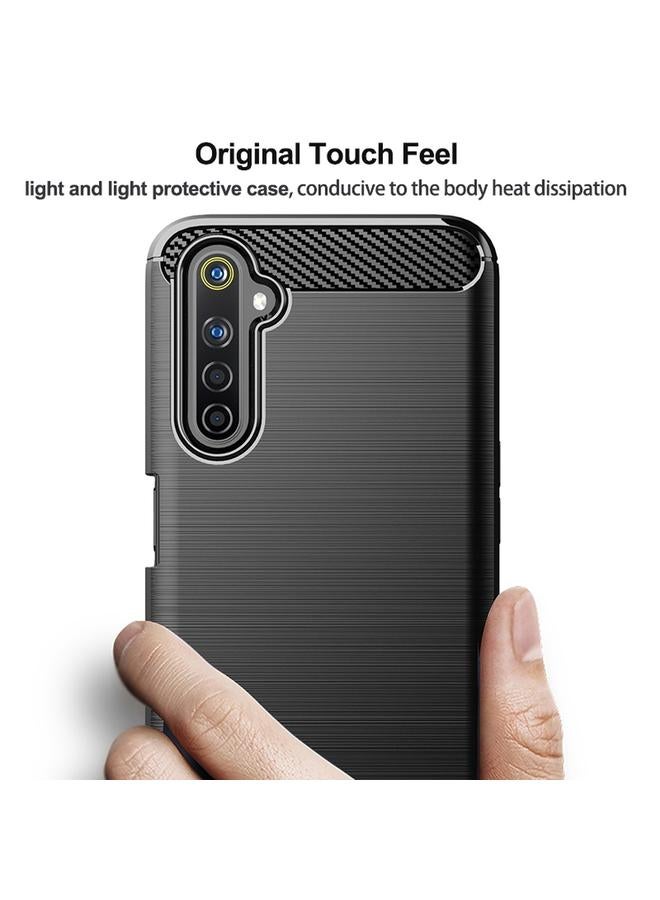 اس-توب جراب لهاتف Realme 6i من الهند مصنوع من ألياف الكربون TPU بملمس ناعم - Image 3