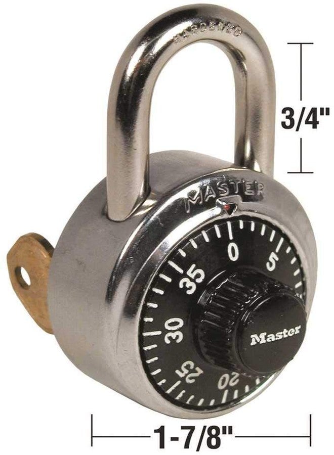 Master Lock 1-7/8In (48Mm) General Security Combination Padlock With Key Control Feature - Image 4
