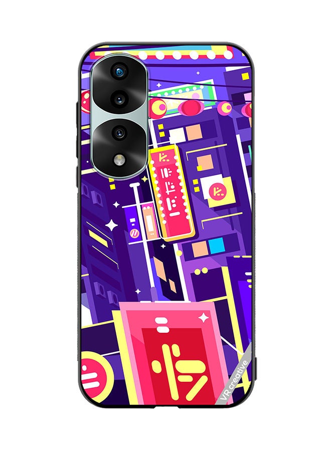 VR CREATIVE Protective Case Cover For Honor 70 Pro plus Evening Chinesse City Design Multicolour - Image 1